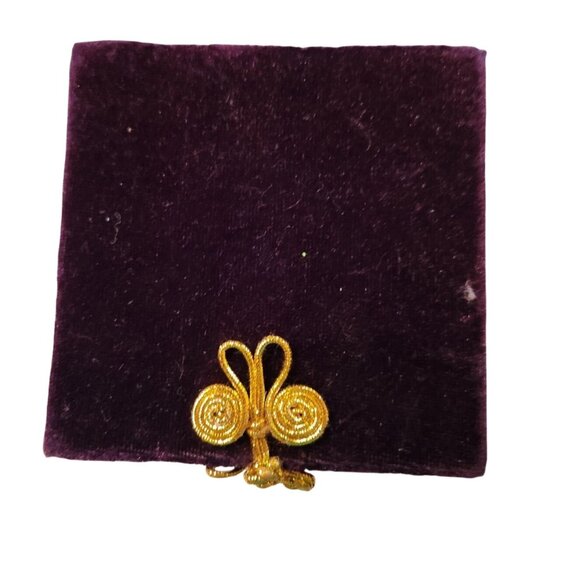 Pier One Cherub Christmas Ornament glass ball Purple Box Vtg 2002 celestial - Picture 5 of 8